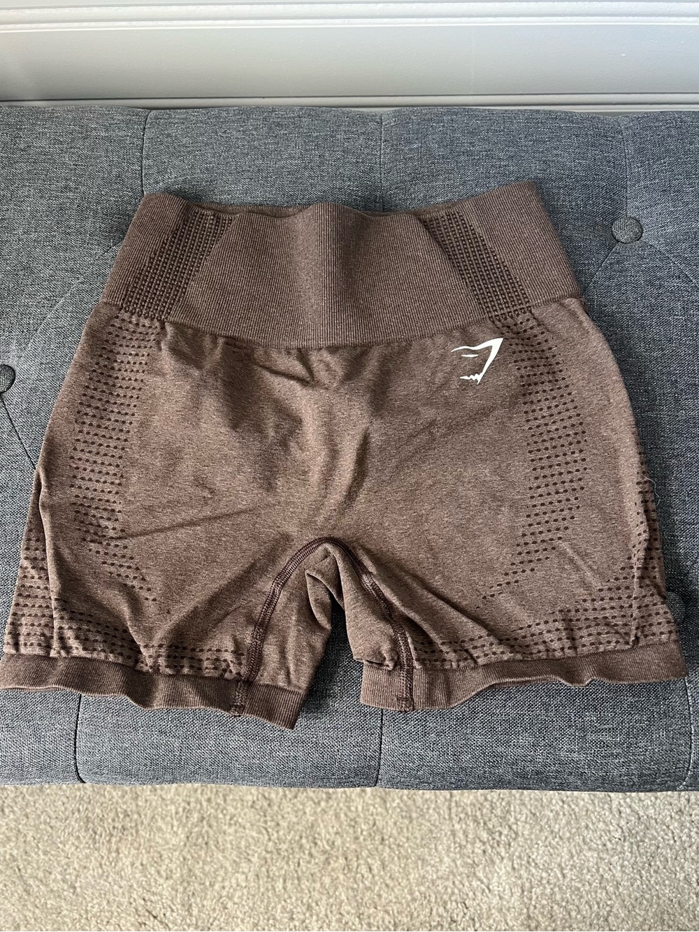 Gymshark Vital Seamless 2.0 Shorts- Brown